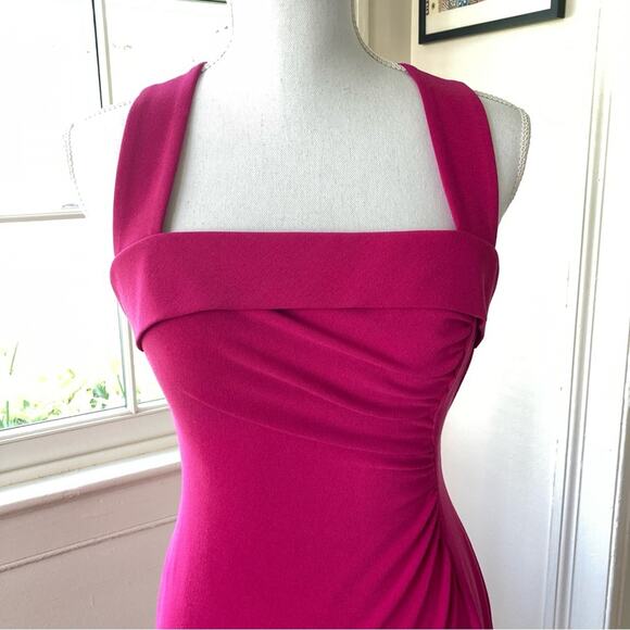 L.K. Bennett Dress Fuchsia Women's Size 2 - Picture 3 of 11